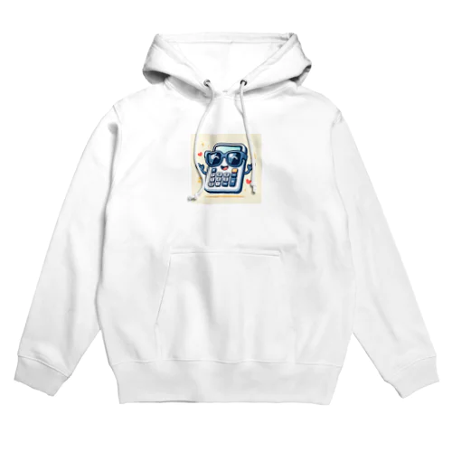 サングラスをかけたハッピーな計算機 Hoodie