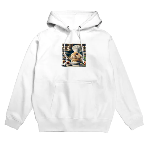 可愛らしいうさぎシェフ Hoodie