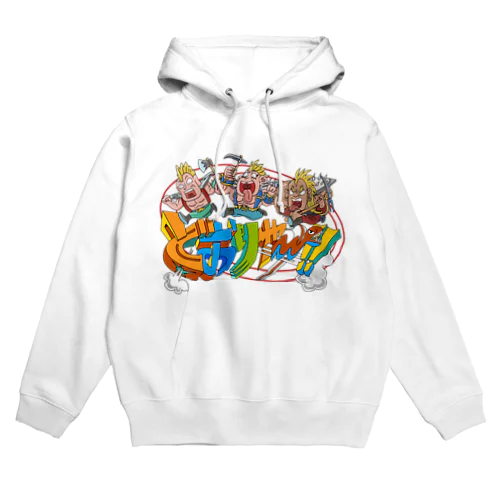 爆走する暴徒のモヒカン達 Hoodie