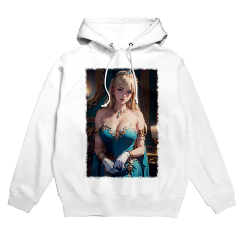 青いドレスの皇女 Hoodie