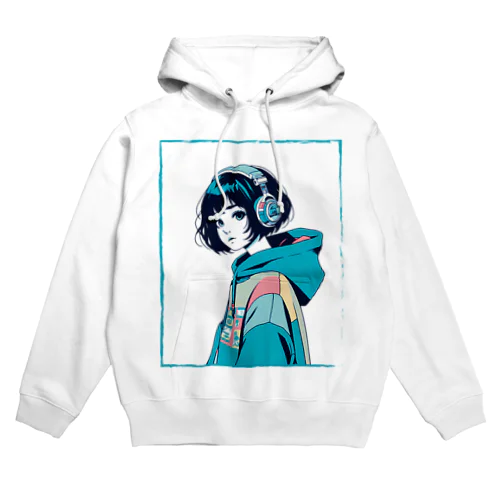 Headphone Girl 002 Hoodie