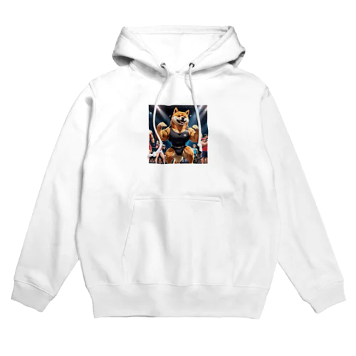 ボディビル選手のシバイヌくん Hoodie