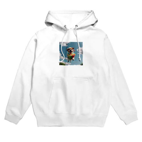 空飛ぶワンダフル犬 Hoodie