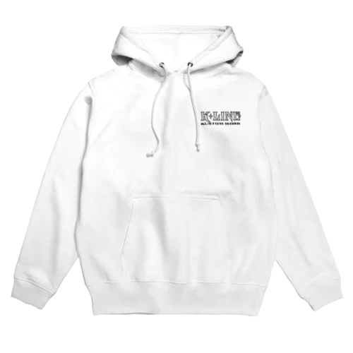 K-LINE Logo design by Wildman Ishii (BK) Hoodie