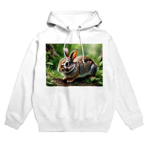 ニンジンの守護神ウサギ Hoodie