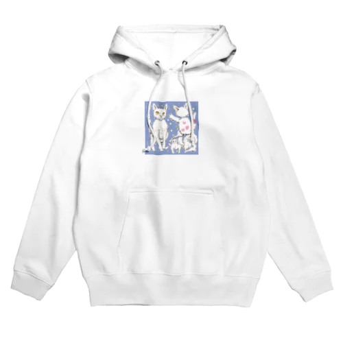 可愛いだけじゃない！ ガンギマリ猫の魅力満載！ Hoodie