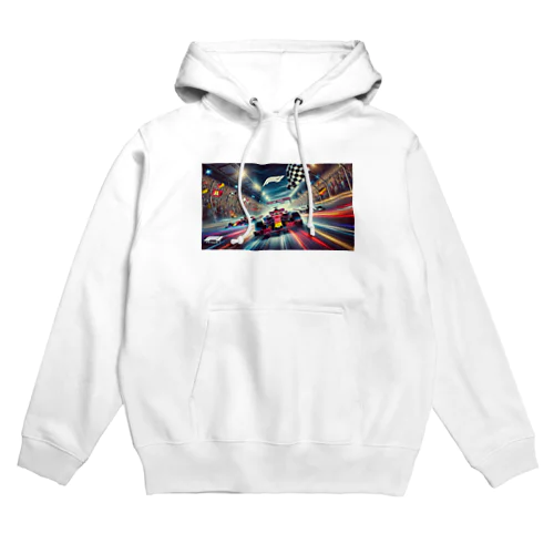 スピードと興奮の頂点：フォーミュラ1レースの魅力 Hoodie