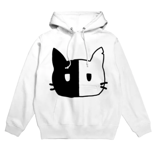 白黒ねこ(通常) Hoodie