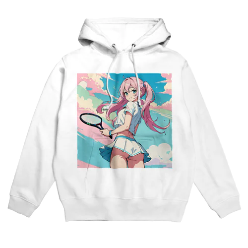 魔法テニス少女 Hoodie