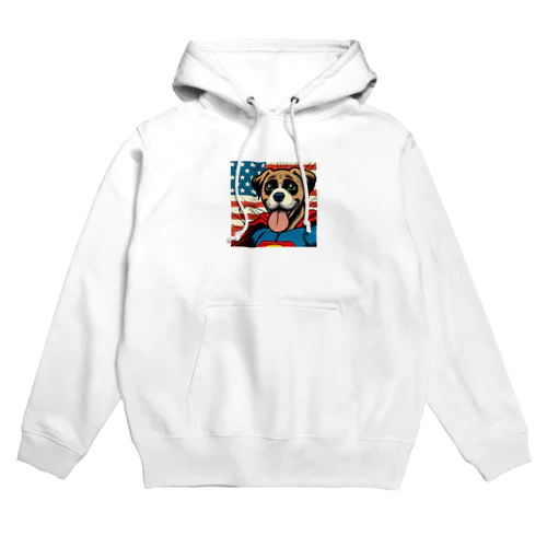 星条旗の下のヒーロー Hoodie