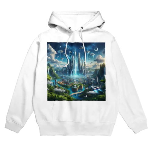 「近未来風景グッズ」 Hoodie