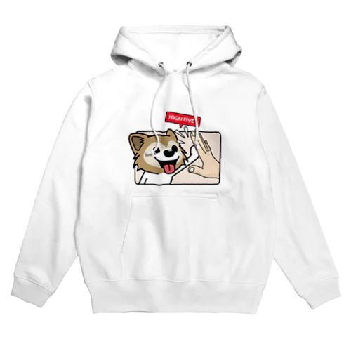 ハイタッチ！パピヨン Hoodie