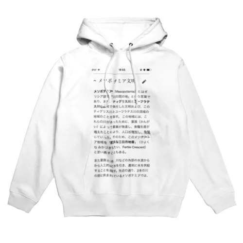 メソポタミア文明 Hoodie