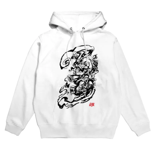 妖怪目競01 Hoodie