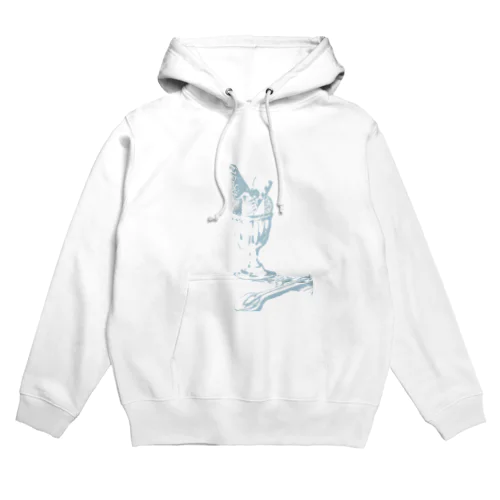 喫茶店のパフェ（水色の） Hoodie