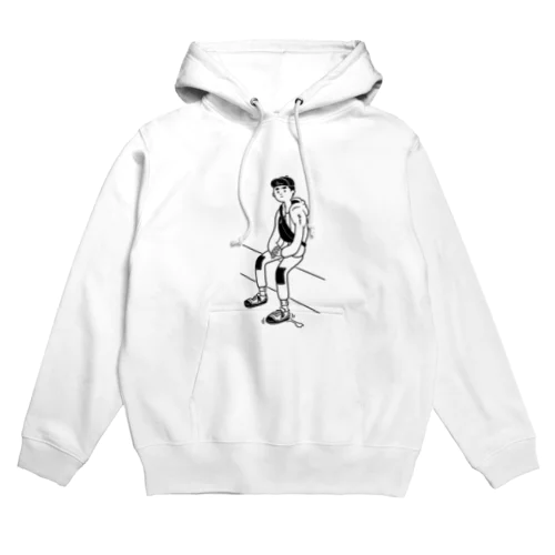 靴をグリグリ系男子 Hoodie