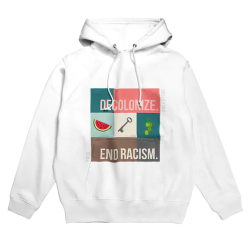 Decolonize. End Racism.（植民地主義と人種差別を終わらせよう） Hoodie