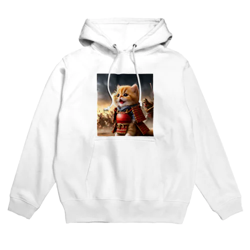 戦ねこ Hoodie