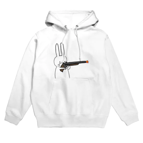 うさぎとショットガン Hoodie