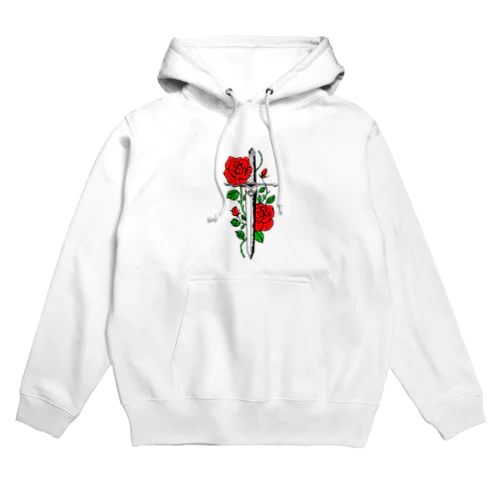 micyorina 「logo」RED 一部しんのすけ Hoodie