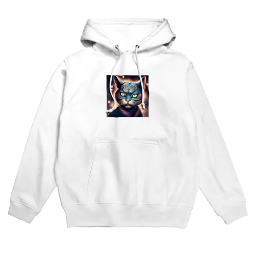 キリリ顔猫003 Hoodie