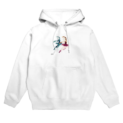 ネオン×バレエ Hoodie