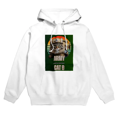 アーミー猫9 Hoodie