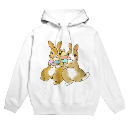 ハニーちゃん＆モカちゃん Hoodie