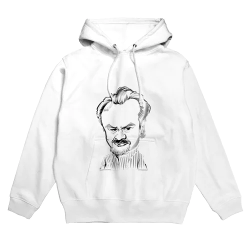 白く輝くG Hoodie