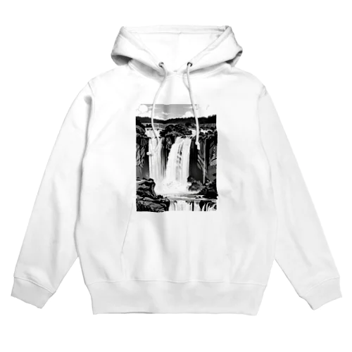 壮大な滝 Hoodie