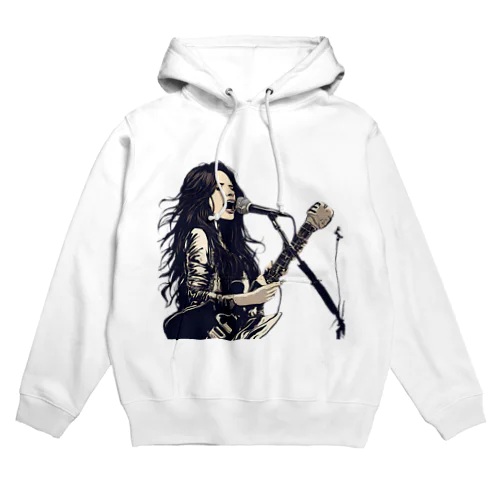 ロックな女 Hoodie