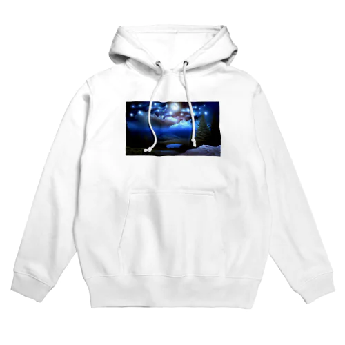 山の夜景 Hoodie