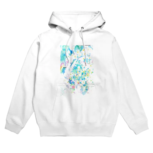 白い蓮のおりゅうちゃん Hoodie