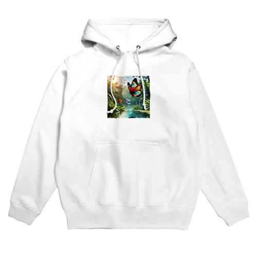 蝶々とシャボン玉 Hoodie