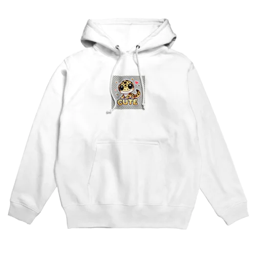 キュートなヒョウモントカゲモドキ（レオパードゲッコウ）キャラクターグッズ Hoodie