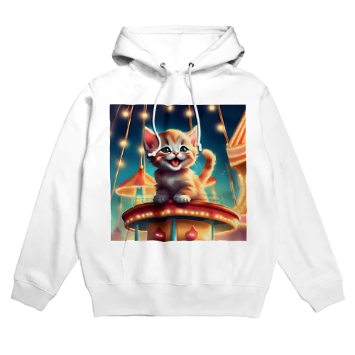 しっぽフリフリかわいい猫 Hoodie