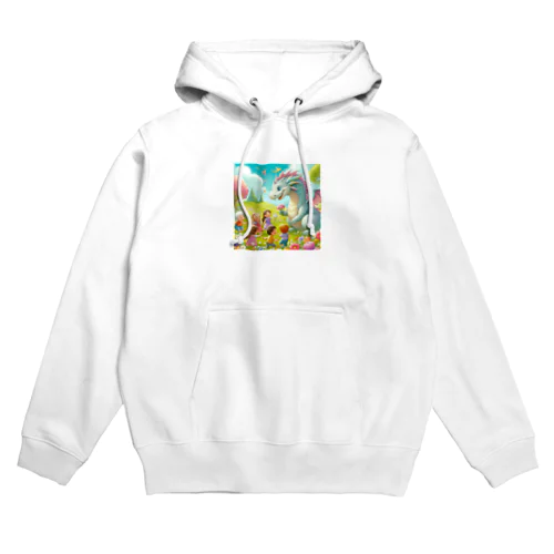 子供向き優しい龍 Hoodie