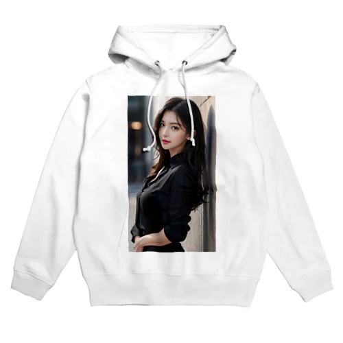 AI美女3 Hoodie