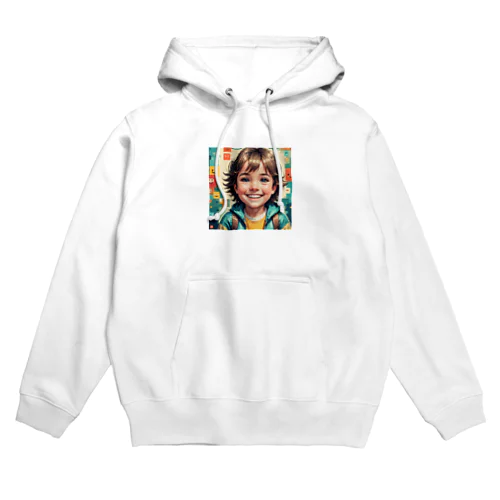 笑っている子供の顔 Hoodie