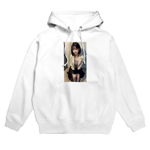 AI美女5 Hoodie