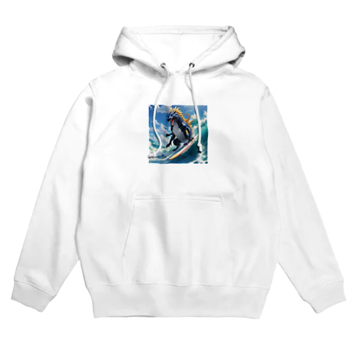 サーフィンをするファフニール Hoodie