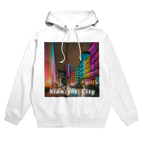 都市のカラフル夜景 Hoodie