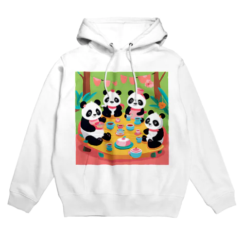 パンダのティーパーティー Hoodie