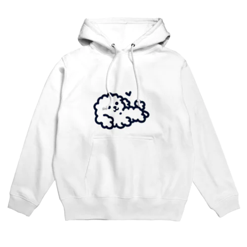 イラスト犬シリーズ　「プードル」 Hoodie