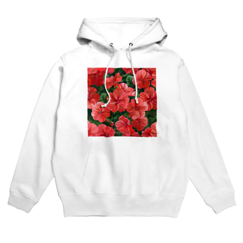 美しいゼラニウムの花　3　イラスト Hoodie