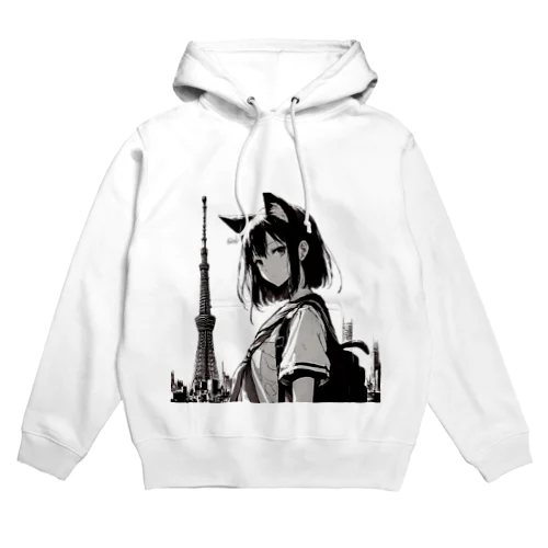 「終末世界の猫耳彼女」オリジナルグッズ Hoodie