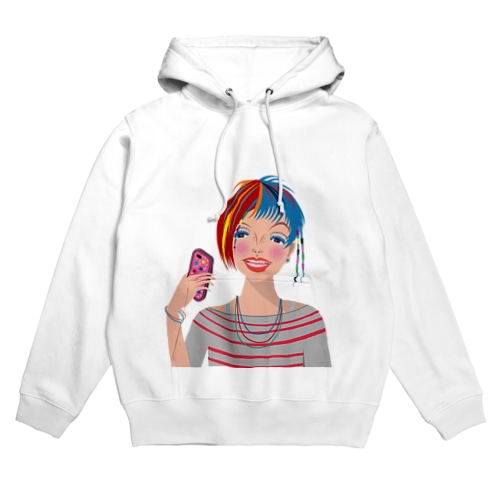 街で見かけた女の子（新宿） Hoodie