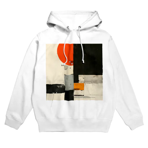 "Constructive Contrast: An Exploration of Form and Space" Hoodie