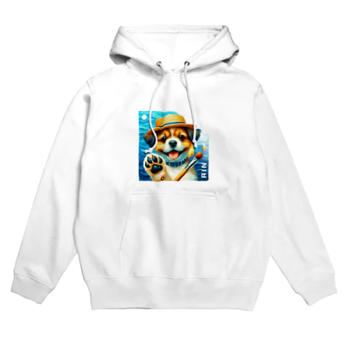 この画像は、夏の終わりをほのかに感じる心温まる瞬間を捉えています。 Hoodie