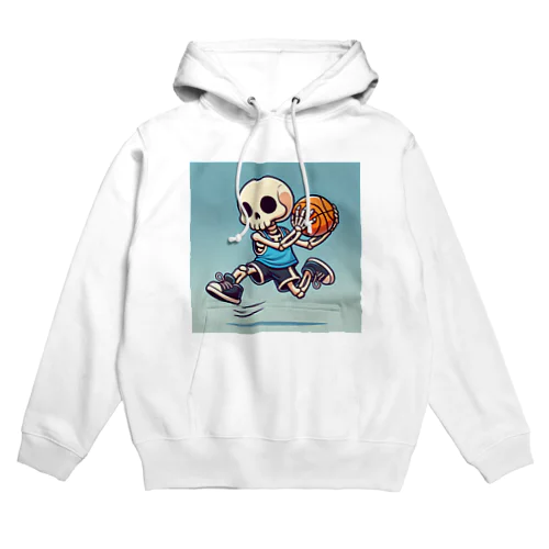 スカルフープ：ゴーストプレイヤーのダンクショット Hoodie
